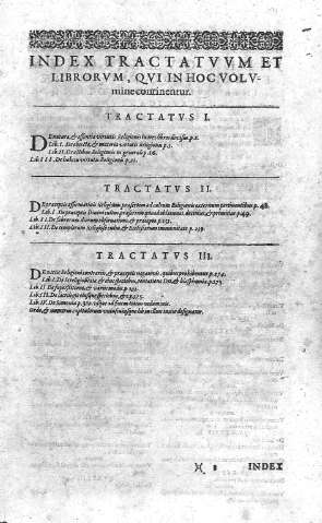 Index tractatuum et librorum,...