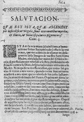 [Primera Parte y Salutacion] 1