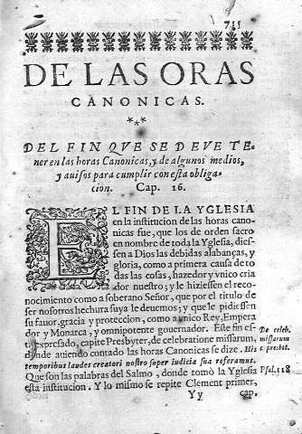 [De las Oras Canonicas] 715