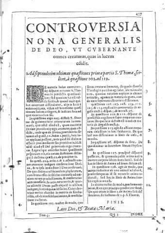 [Controversia Nona Generalis...] 457