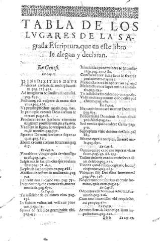 Tabla de los lugares de la Sagrada Escriptura,...