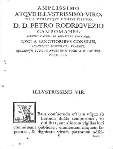 Amplissimo atque illustrissimo viro, iuris...
