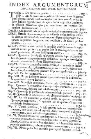 Index Argumentorum...