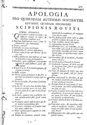 [Apologia pro quibusdam authoris...] 405