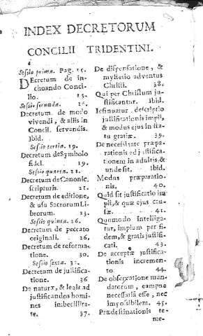 Index Decretorum