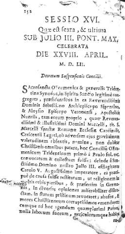 [Sessio XVI] 152