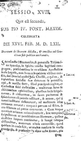 [Sessio XVIII] 161