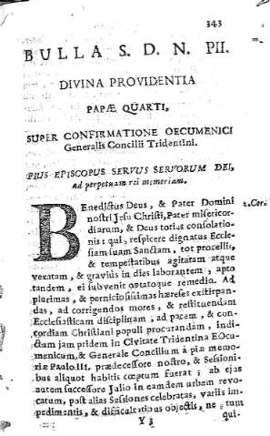 [Bulla S. D. N. PIJ. Divina...] 343