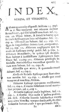 [Index, Rerum, et Verborum] 435