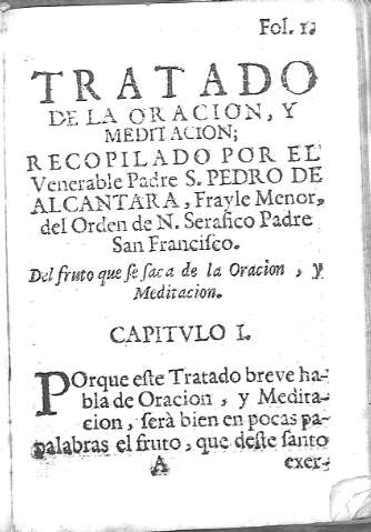 [Primera parte de este Tratado...] 1