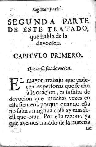 Segunda parte de este Tratado...