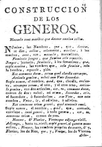 [Construccion de lo generos] 15