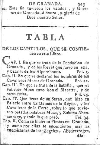 [Tabla de los capitulos,...] 323