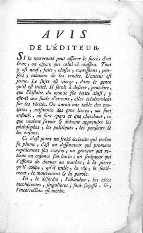 Avis de l'éditeur