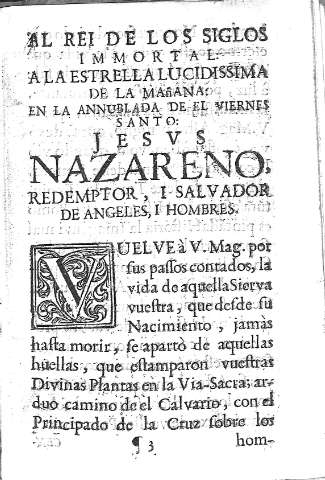Al Rei de los siglos immortal a la estrella... Jesus Nazareno...