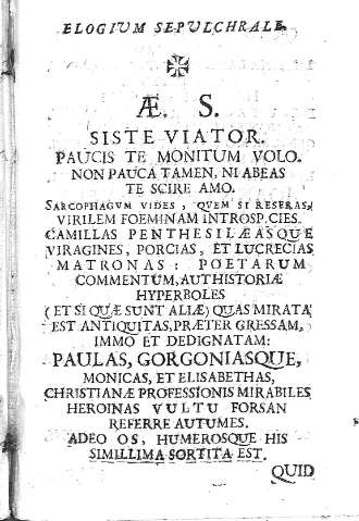 Elogium Sepulchrale