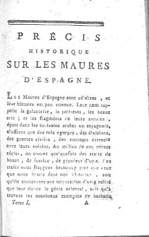 Précis Historique...
