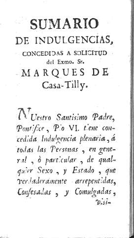 Sumario de indulgencias,...