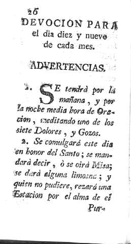 [Devocion para el dia diez y nueve de cada mes] 26