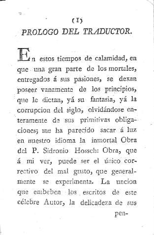[Prologo del traductor] I