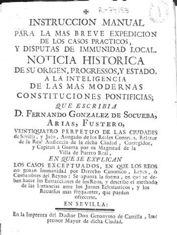 Instruccion manual para la mas breve expedicion de los casos practicos,...