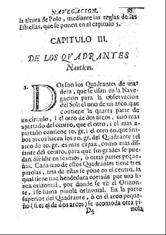 55 [Capitulo III. De los quadrantes Nauticos]