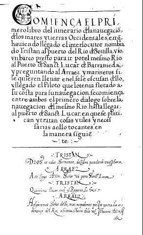 Primer Libro. La navegacion del Rio de Sevilla...