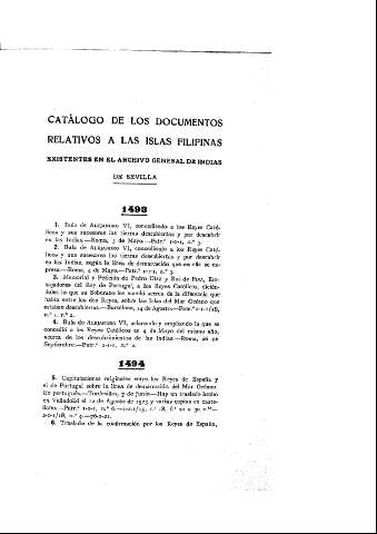 3 [Catálogo de los Documentos relativos a las Islas Filipinas...]