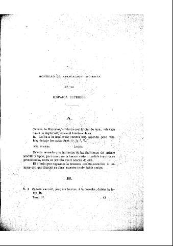 337 [Monedas de aplicación incierta en la Hispania ulterior}