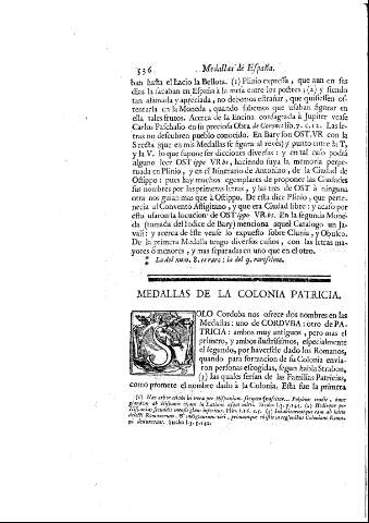 [Medallas de la Colonia Patricia] 536