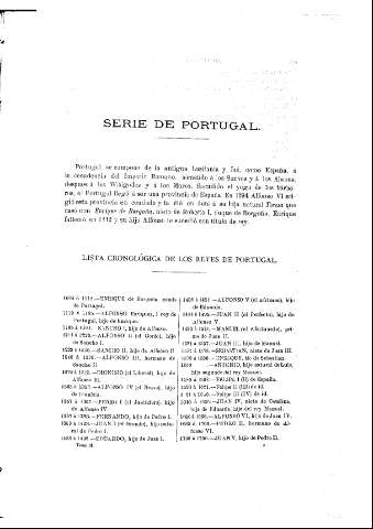 Serie de Portugal