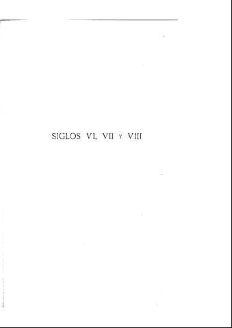 5 [Siglos VI, VII y VIII]