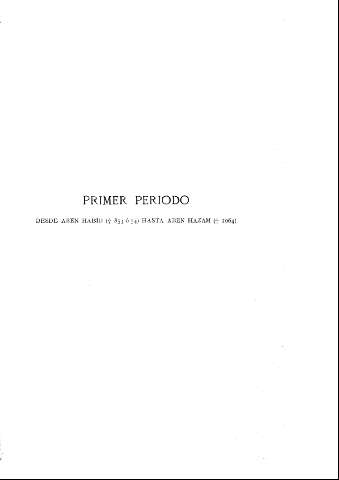 Primer Período