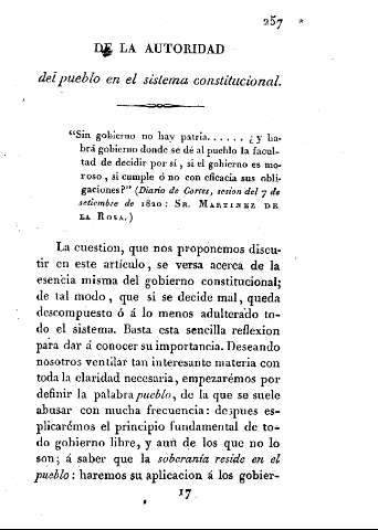 De la autoridad del pueblo en el sistema constitucional