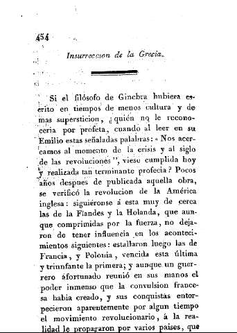 Insurrecicion de la Grecia