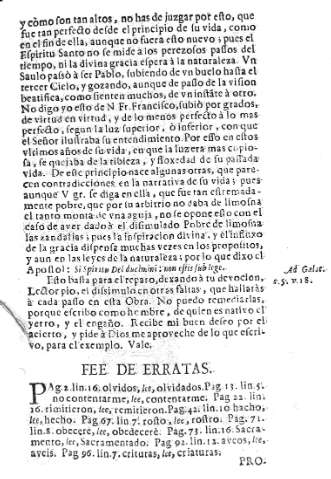 Fee de erratas