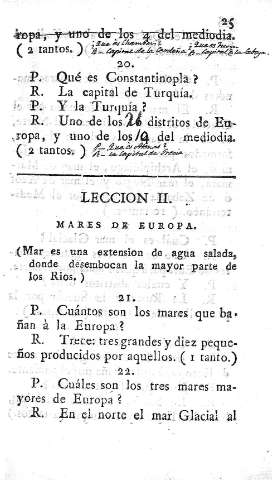 Leccion II. Mares de Europa