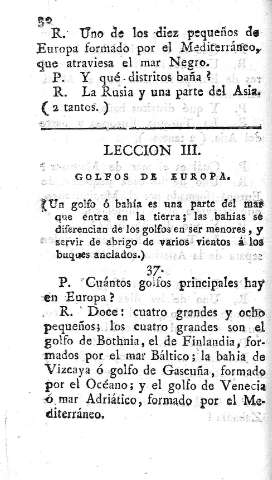 Lección III. Golfos de Europa