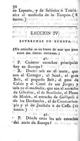 Leccion IV. Estrechos de Europa