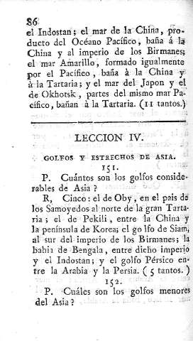 Leccion IV. Golfos y estrechos de Asia