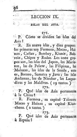 Leccion IX. Islas del Asia