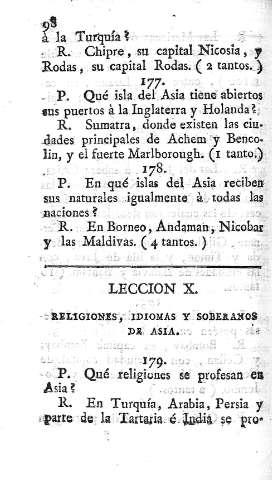 Leccion X. Religiones, idiomas y soberanos de Asia