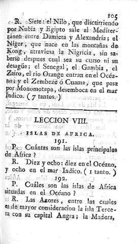 Leccion VIII. Islas de Africa