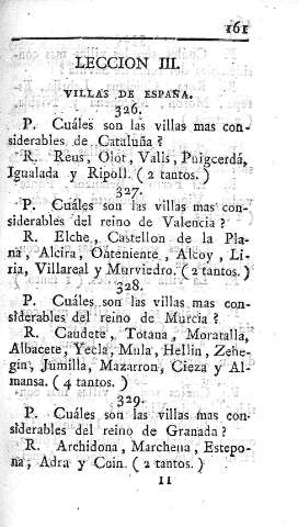 Leccion III. Villas de España