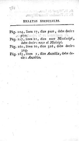 Erratas esenciales