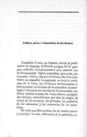 Cultura persa y alejandrina de los Árabes