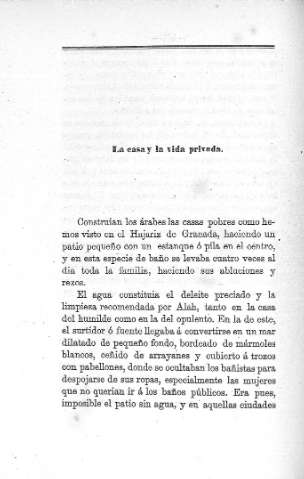 La casa y la vida privada