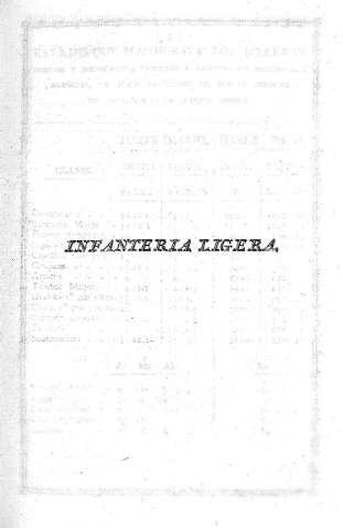 INFANTERIA LIGERA