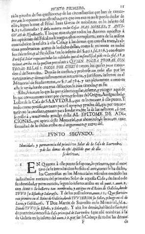 Punto Segundo