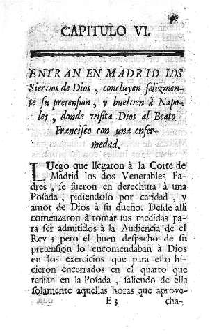 Capitulo VI. Entran en Madrid los Siervos de Dios...